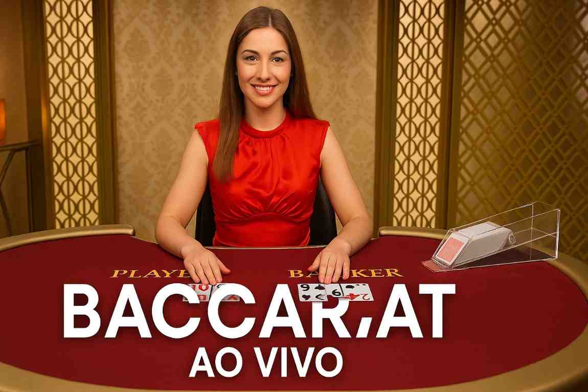 Tela do jogo Baccarat no app 5RR com cartas na mesa e apostas ativas.